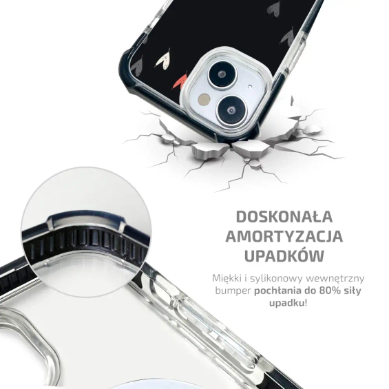 Etui MagSafe Elite Bumper Apple iPhone 16e - wzór DP79D