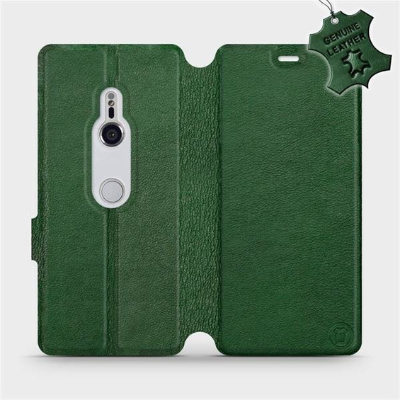 Phone Case Sony Xperia XZ3 - Design Green Leather