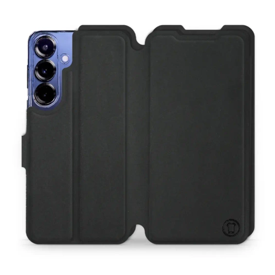 Etui Soft Touch do Samsung Galaxy S25 Plus - wzór Satynowa czerń