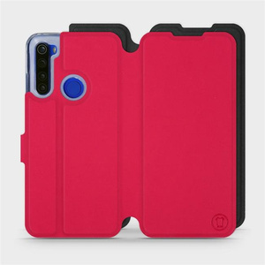 Hülle für Xiaomi Redmi Note 8T - Farbe Rot mit Schwarz