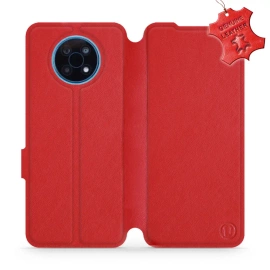 Phone Case Nokia G50 5G - Design Red Leather
