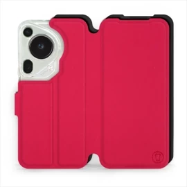 Hülle für Huawei Pura 70 Ultra - Farbe Rot mit Schwarz