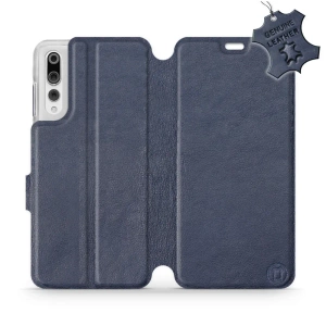 Phone Case Huawei P20 Pro - Design Blue Leather