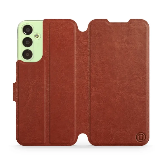 Phone Case Samsung Galaxy A24 - Design Brown&Orange