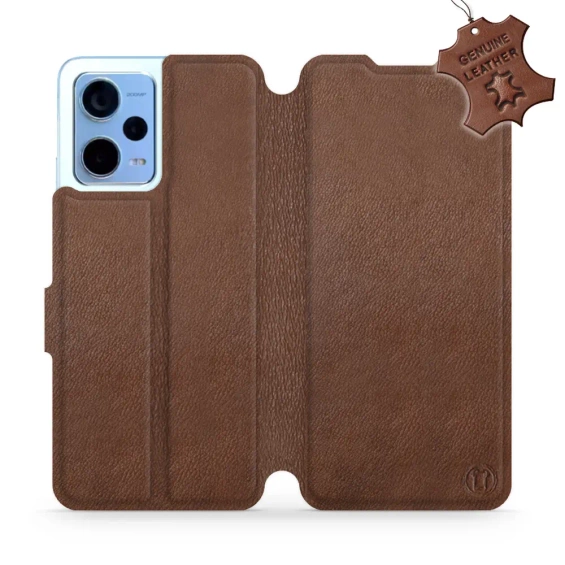 Phone Case Xiaomi Redmi Note 12 5G - Design Brown Leather