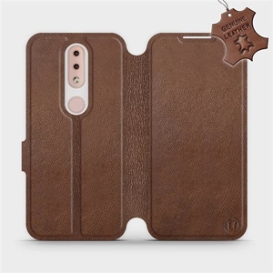Phone Case Nokia 4.2 - Design Brown Leather