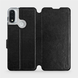 Phone Case Motorola Moto E20 - Design Black&Orange