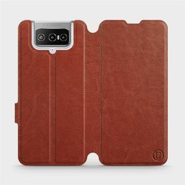 Phone Case Asus Zenfone 7 ZS670KS - Design Brown&Gray
