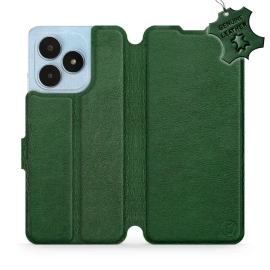 Phone Case Realme Note 50 - Design Green Leather