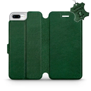Phone Case Apple iPhone 8 Plus - Design Green Leather