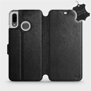 Phone Case Huawei Nova 3 - Design Black Leather