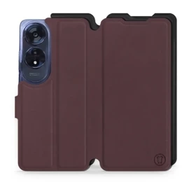 Phone Case OPPO A60 - Design Burgundy with Black