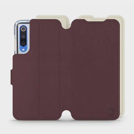 Phone Case Xiaomi Mi 9 SE - Design Burgundy with Platinum