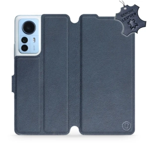 Phone Case Xiaomi 12 Pro - Design Blue Leather