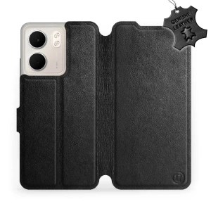 Phone Case OPPO A5x - Design Black Leather