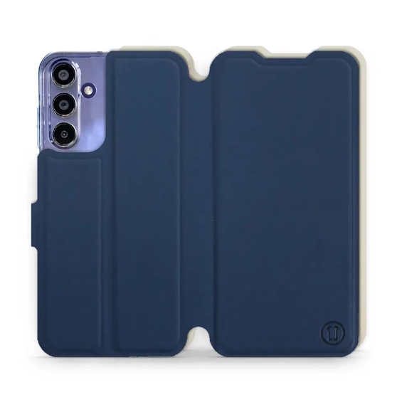 Phone Case Samsung Galaxy A15 4G - Design Navy with Platinum