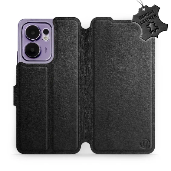 Hülle für OPPO Reno 13 F 5G - Farbe Black Leather