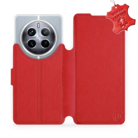 Hülle für Realme 12 Pro Plus 5G - Farbe Red Leather