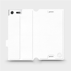 Phone Case Sony Xperia XZ Premium - Design White&Orange