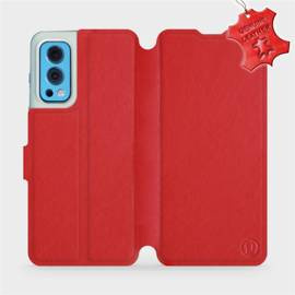 Phone Case OnePlus Nord 2 5G - Design Red Leather