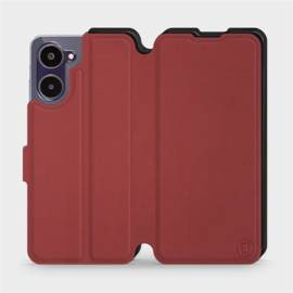Phone Case Realme 10 - Design Dark Red with Black
