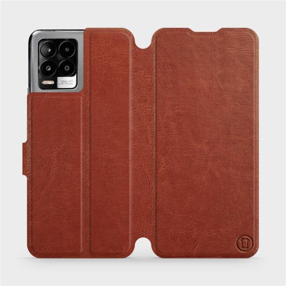 Phone Case Realme 8 Pro - Design Brown&Orange