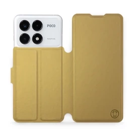 Phone Case Xiaomi POCO F6 Pro - Design Gold&Orange