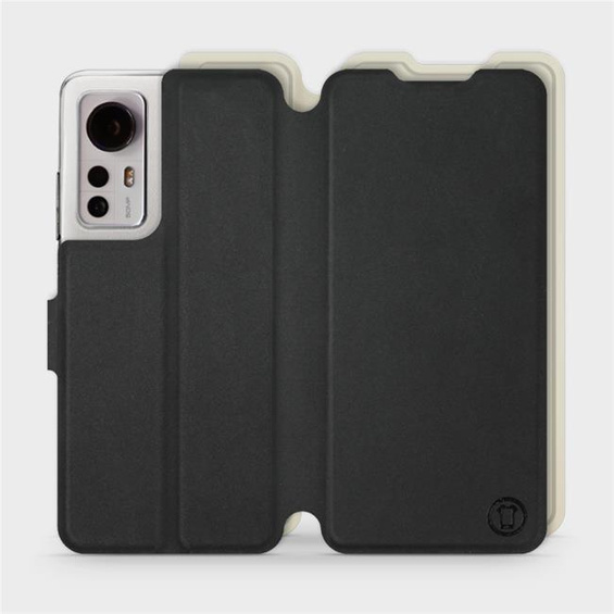 Phone Case Xiaomi 12 - Design Black with Platinum