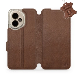 Hülle für Huawei Honor 400 - Farbe Brown Leather
