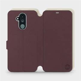 Phone Case Huawei Mate 20 Lite - Design Burgundy with Platinum