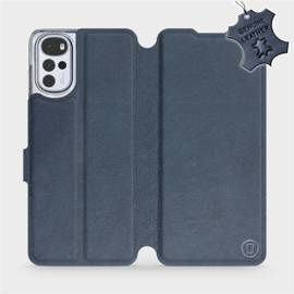 Hülle für Motorola Moto G22 - Farbe Blue Leather