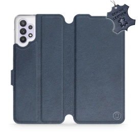 Phone Case Samsung Galaxy A32 5G - Design Blue Leather