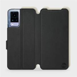 Phone Case Vivo V21 5G - Design Black with Platinum