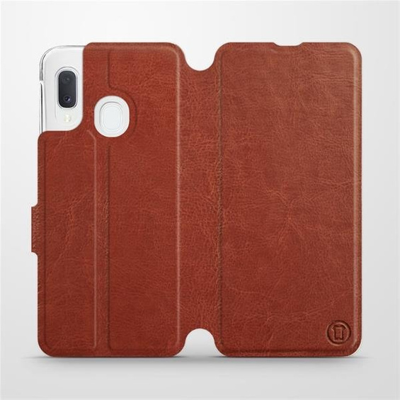 Phone Case Samsung Galaxy A20e - Design Brown&Orange