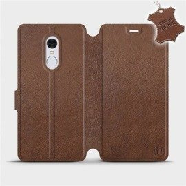 Hülle für Xiaomi Redmi Note 4 - Farbe Brown Leather