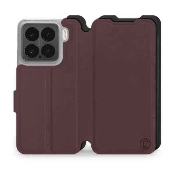 Phone Case Xiaomi 15 - Design Burgundy with Black