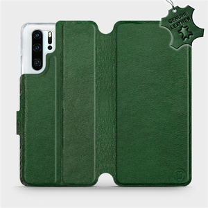 Phone Case Huawei P30 Pro - Design Green Leather