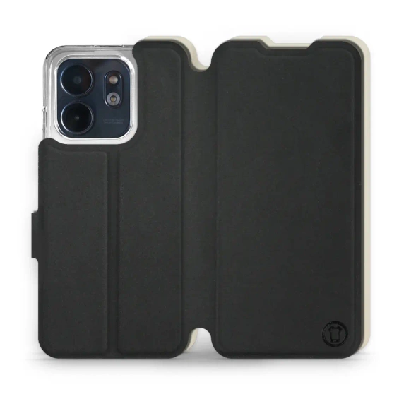 Hülle für Infinix Smart 9 - Farbe Schwarz mit Platin