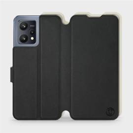 Etui Soft Touch do Realme 9 - wzór Satynowa czerń z platyną