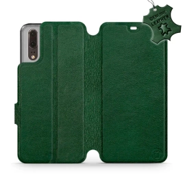 Phone Case Huawei P20 - Design Green Leather