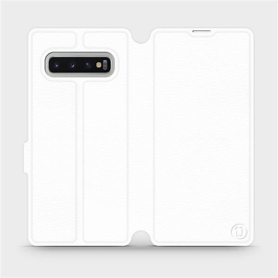 Etui do Samsung Galaxy S10 Plus - wzór White&Orange