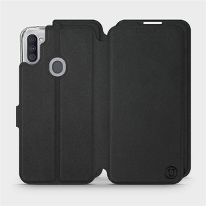 Phone Case Samsung Galaxy M11 - Design Black with Black