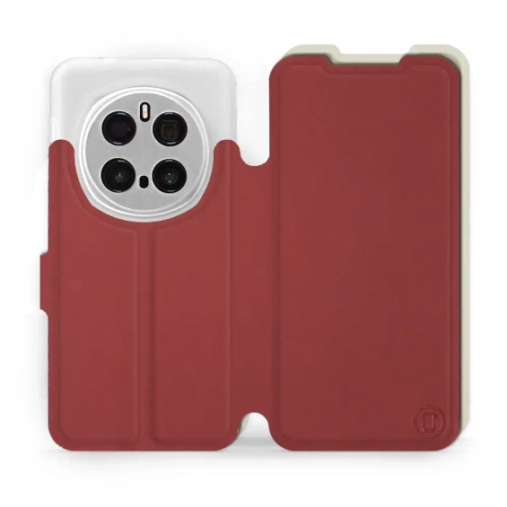 Phone Case Huawei Honor Magic7 Pro 5G - Design Dark Red with Platinum