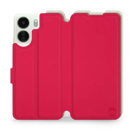 Phone Case Xiaomi Redmi 13C - Design Red with Platinum
