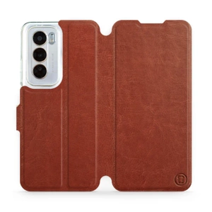Phone Case OPPO Reno 12 5G - Design Brown&Orange