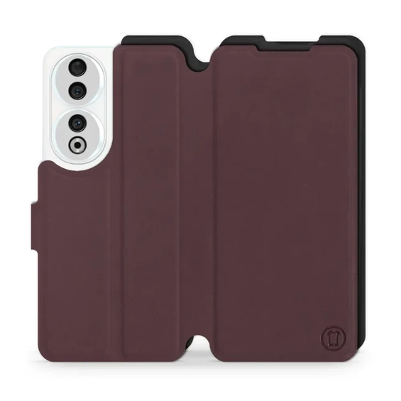 Phone Case Huawei Honor 90 - Design Burgundy with Black