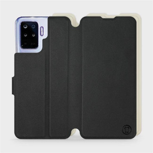 Phone Case OPPO Reno 5 Lite - Design Black with Platinum