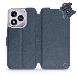 Phone Case Huawei Honor 400 Lite - Design Blue Leather