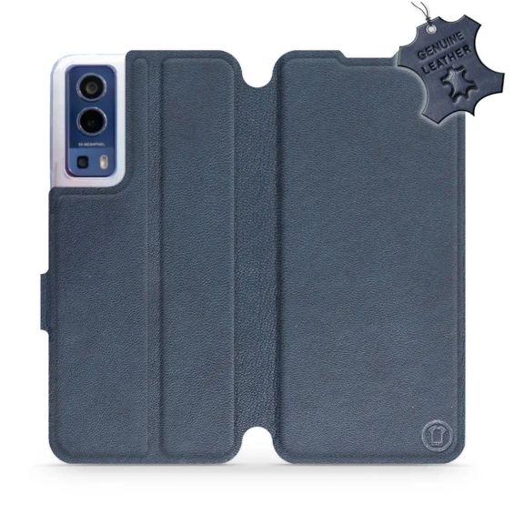 Hülle für Vivo Y52 5G - Farbe Blue Leather