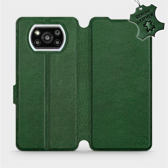 Hülle für Xiaomi POCO X3 Pro - Farbe Green Leather
